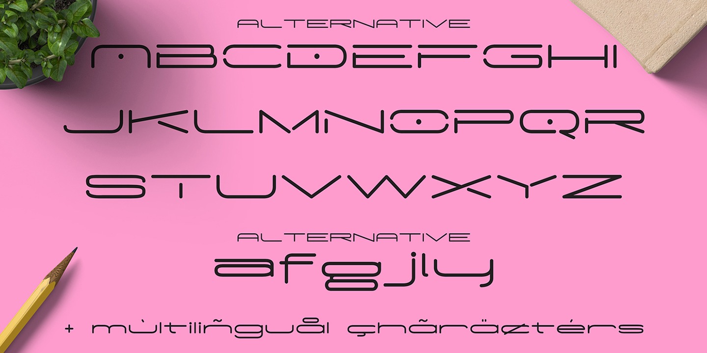 Example font Munrolane #7